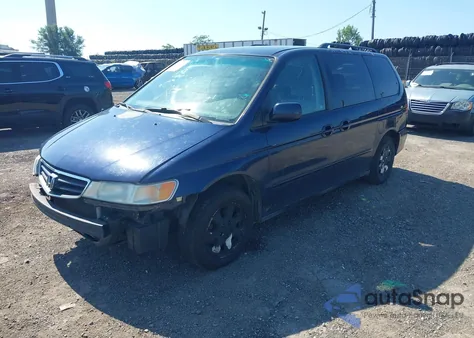 2004 Honda Odyssey Ex из США, поврежденный, VIN 5FNRL18634B145876